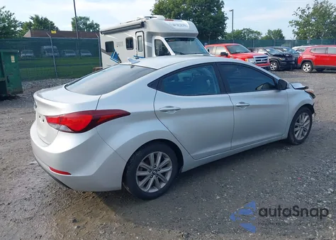 2015 Hyundai Elantra Se from USA, damaged, VIN KMHDH4AE7FU264132